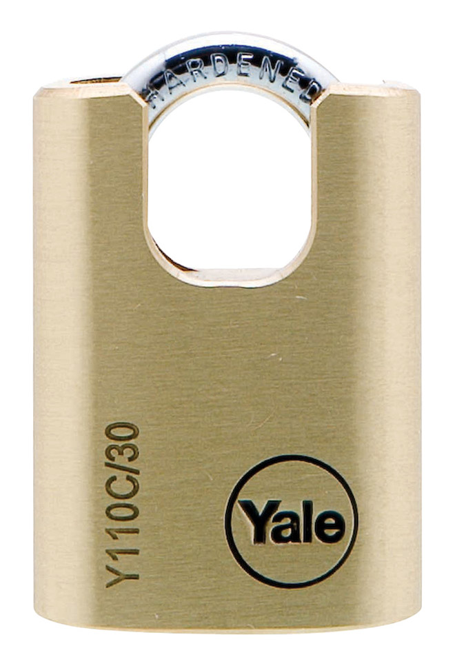 Y C Yale Classic Series Outdoor Solid Brass Closed Shackle Padlock Mm Yale